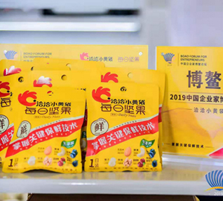 洽洽小黃袋每日堅(jiān)果——2019中國企業(yè)家博鰲論壇大會“指定堅(jiān)果”